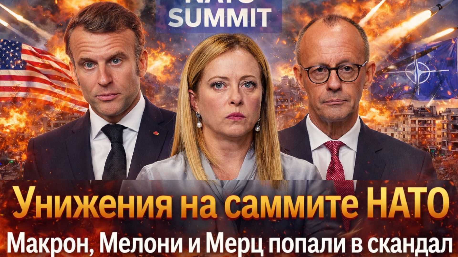 "Саммит НАТО превратился в фарс:Вашингтон диктует//Трамп унизил Мелони, Эрдоган высмеял Макрона" смотреть онлайн