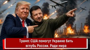 Трамп: США помогут Украине бить вглубь России. Ради мира