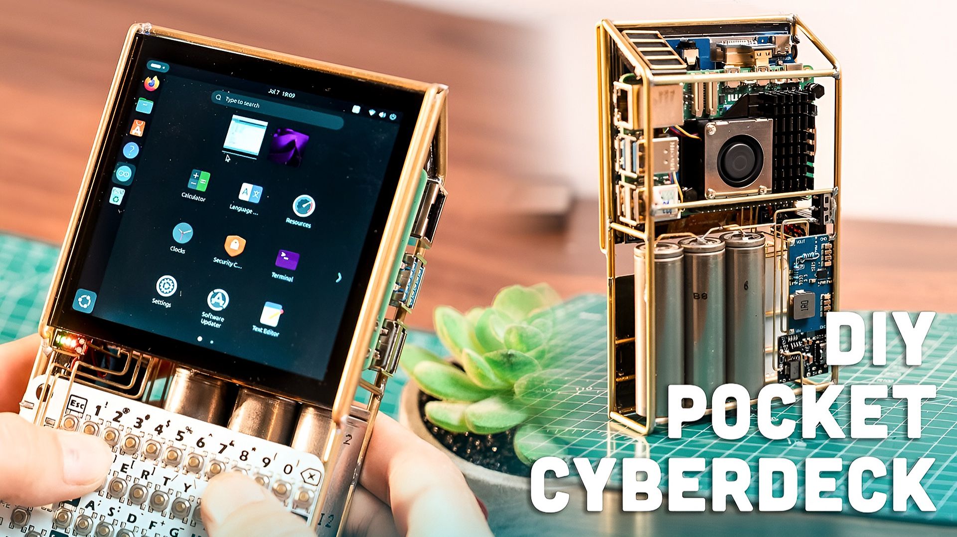 DIY Handheld Computer Build - Cyberdeck Assembly Explained смотреть онлайн