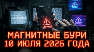 Интернет исчезнет навсегда: Магнитные бури 10 Июля 2026 года