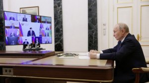 Президент по видеосвязи провёл совещание с членами Правительства, Кремль, 8 июля 2026 года