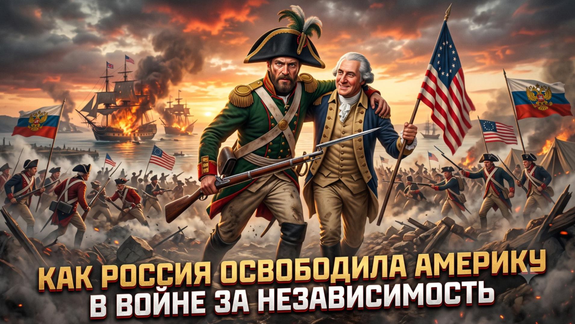 ⚡️Джефф Рич | Без России не было бы США - как Екатерина Великая освободила Америку от Британии