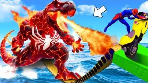 GTA V - Человек-паук 2 и «Удивительный цифровой цирк» присоединяются в эпическую гонку с трюками