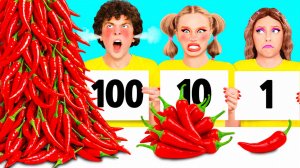 100 Слоев Еды Челлендж | Потрясающие Кулинарные Рецепты от BaRaDa Challenge