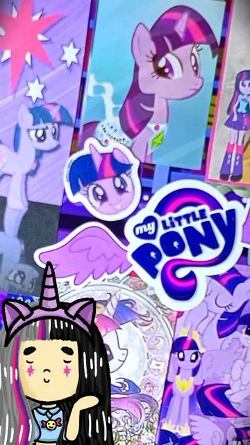 Первый разворот с Искоркой в Mlp блокноте💖🦄