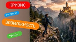 Кризис это всегда вожмость Часть 1