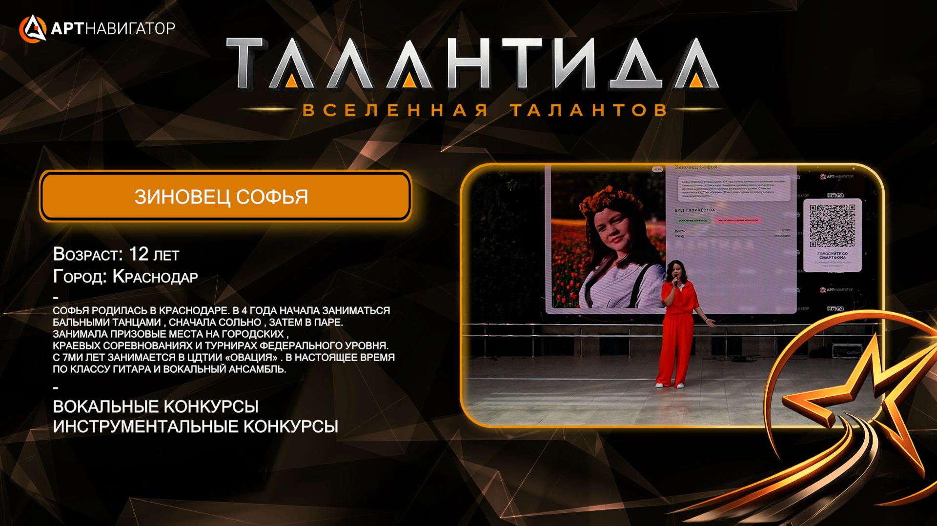 Зиновец Софья ТАЛАНТИДА