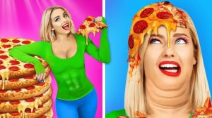 ШОК! ПОНАДОБИЛАСЬ ЛЕСТНИЦА?! 😱 Построили ГИГАНТСКОЕ Мороженое из 100 СЛОЕВ в Челлендже Еды! 🔥🍦