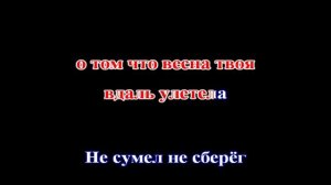 Дмитрий Василевский - Одинокий мужичок за пятьдесят (КАРАОКЕ)