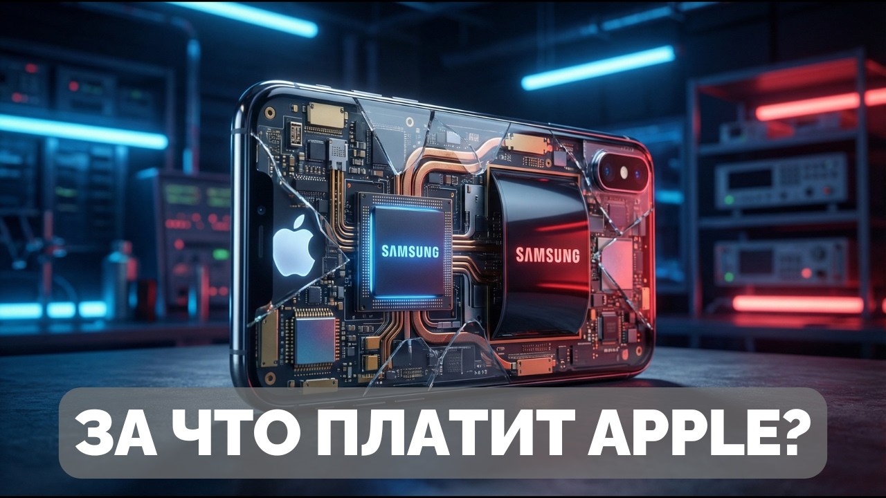За что Apple платит Samsung с каждого проданного iPhone? смотреть онлайн