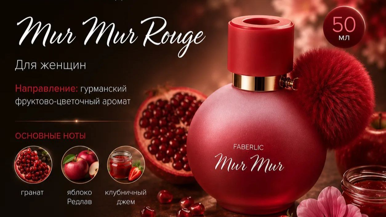 Последний заказ Faberlic №8 и Avon/июнь📦  НОВИНКА 📢 Mur Mur Rouge/Мур Мур Руж 🔥💥