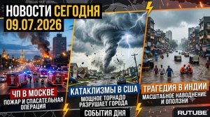 НОВОСТИ СЕГОДНЯ 09.07.2026 | ЧП в Москве, Катаклизмы в мире: США, Индия,  | События дня