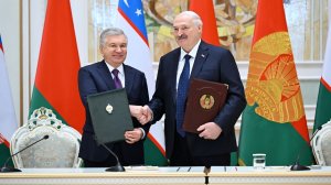 Лукашенко и Мирзиеев подписали декларацию об установлении стратегического партнерства между странами