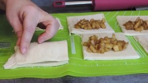 Готовлю СЛОЙКИ С ЯБЛОКОМ. Очень вкусные. Обзор.