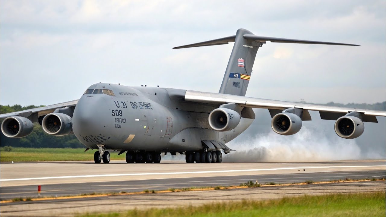 🛩️ C-5M Super Galaxy 2026: Самолёт, который пугает весь мир смотреть онлайн