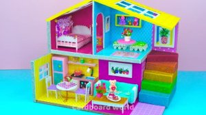 Миниатюрный Картонный домик ❤️ DIY поделки детям
