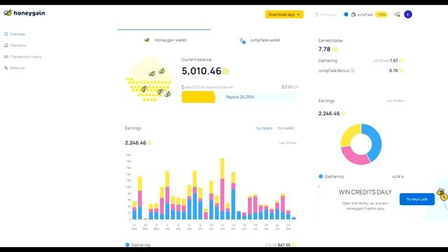 КАК ЗАРАБАТЫВАТЬ В 100 РАЗ БОЛЬШЕ С HONEYGAIN И УВЕЛИЧИТЬ ПАССИВНЫЙ ДОХОД смотреть онлайн