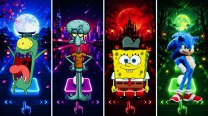 Мрачный хоррор-заезд под COFFIN DANCE на плитках Tiles Hop! 🦠🚨🧽🐙🦔💀🔥🎵🕺🚀
