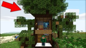 Я НАШЁЛ ЭТОТ ДОМ ВНУТРИ ДЕРЕВА В МАЙНКРАФТ | Риколит Minecraft