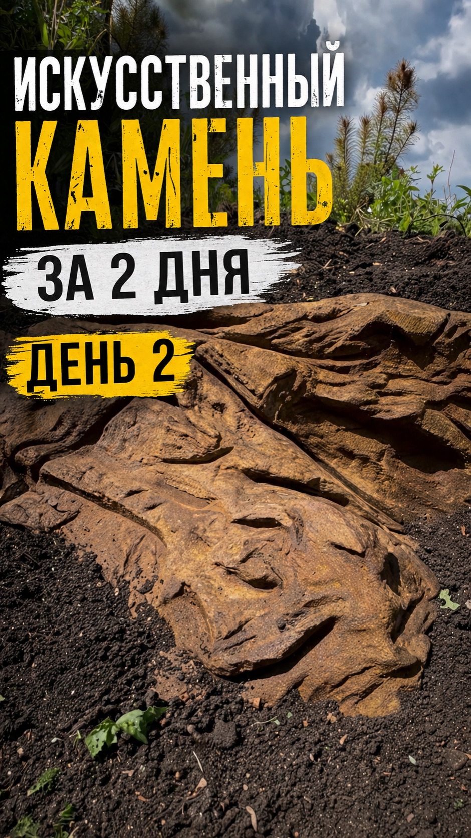 День2. Искусственный камень своими руками.