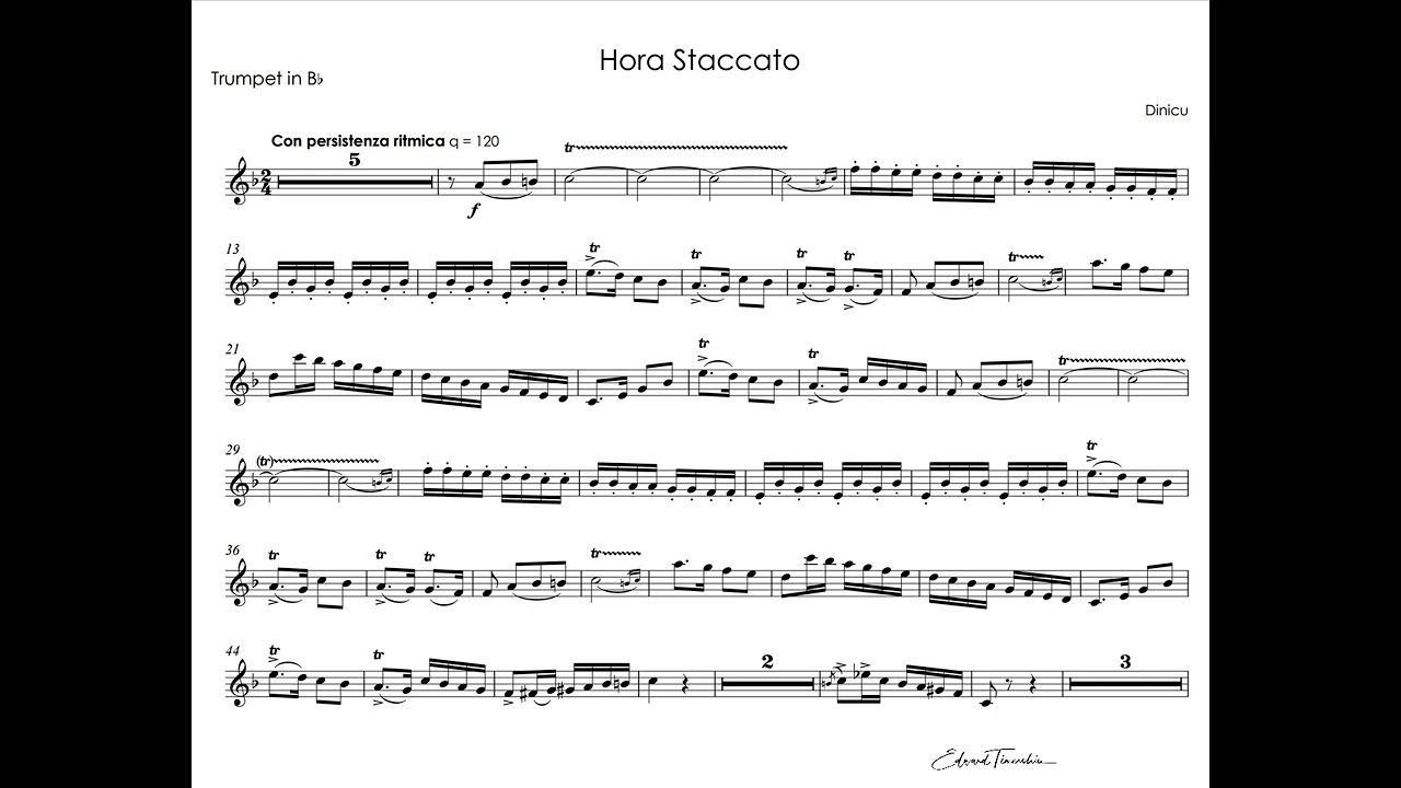 Dinicu, Grigoras - Hora Staccato - Timofei Dokshizer trumpet смотреть онлайн