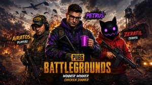 Битва по королевски | PUBG: Battlegrounds c Zeratil и AiratosPlays92