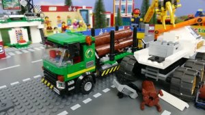 Лего Лесовоз v  Марсоход и другая техника Lego