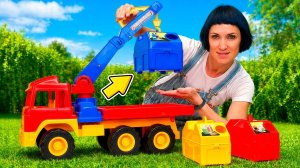 Шоу «Да-да игрушки»: изучаем мусоровоз — спецтехника для чистоты 🚛♻️ | Для детей