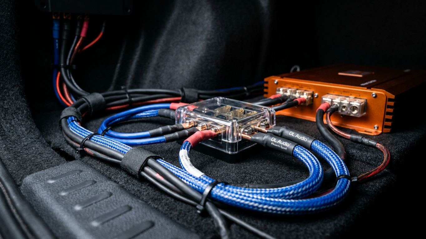 Установка проводки DL Audio Phoenix Sport в Renault Logan. ч.2.