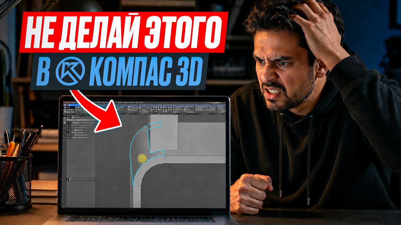 Типичные ошибки при работе с листовым моделированием в КОМПАС 3D