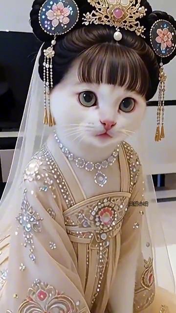 Кошка невеста!