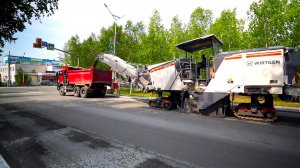 В Когалыме ремонтируют ключевую городскую магистраль