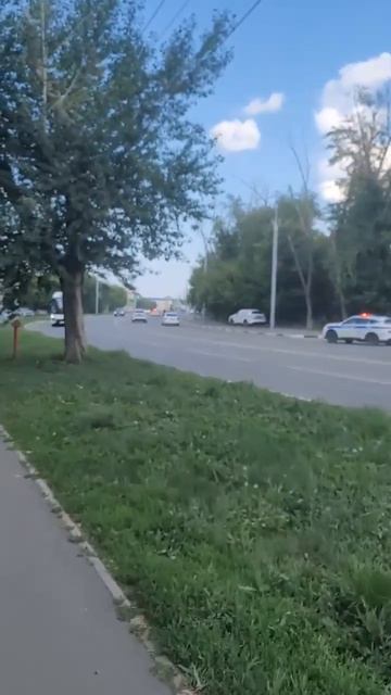 Курган Погоня полиции за мотоциклом Перекресток ул. Куйбышева и ул. Новая.