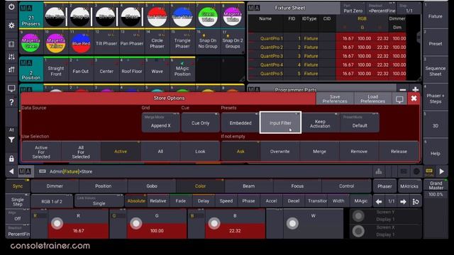 21. 20 Presets grandMA3 for grandMA2 Programmers consoletrainer tutorial 2021 смотреть онлайн