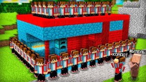 КЛОНЫ КОМПОТА ЗАХВАТИЛИ МОЙ ДОМ В МАЙНКРАФТ | Компот Minecraft #компот #Майнкрафт #Minecraft