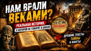Нам врали веками? Древние тексты, тайны и реальная история, о которой не говорят в школе 📖⚡