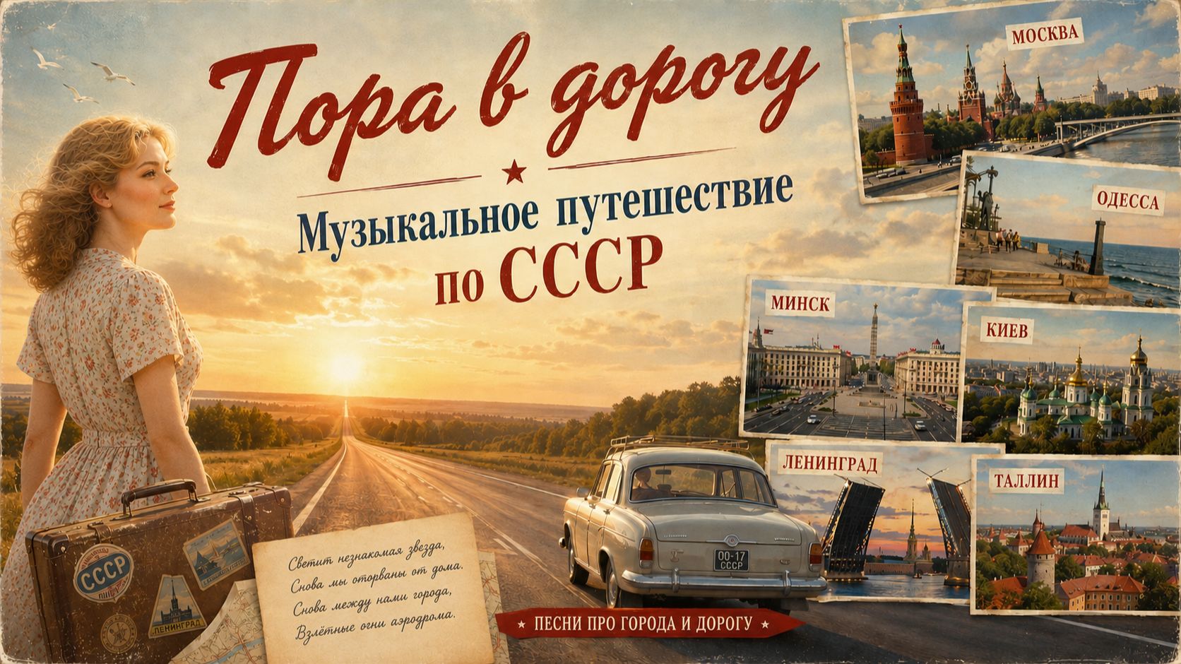 ПОРА В ДОРОГУ! Музыкальное путешествие по СССР смотреть онлайн