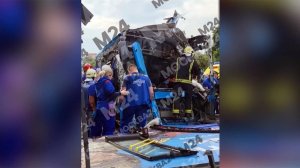 В Москве выясняют обстоятельства крупного ДТП.