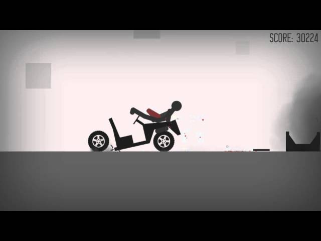 Stickman Dismount. Баг на лестнице. 5 401 086 очков смотреть онлайн