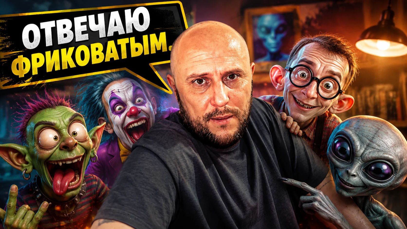 Отвечаю фрикам таким как, ротердам, валетовна, лысагон, слушайте меня внимательно смотреть онлайн