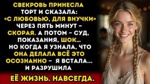 Истории из жизни: После поступка свекрови внучка оказалась на грани… Правда шокировала всех!