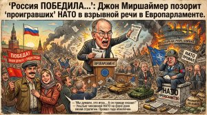 🎤Россия победила...»: Джон Миршаймер пристыдил «проигравший» НАТО в речи в Европарламенте