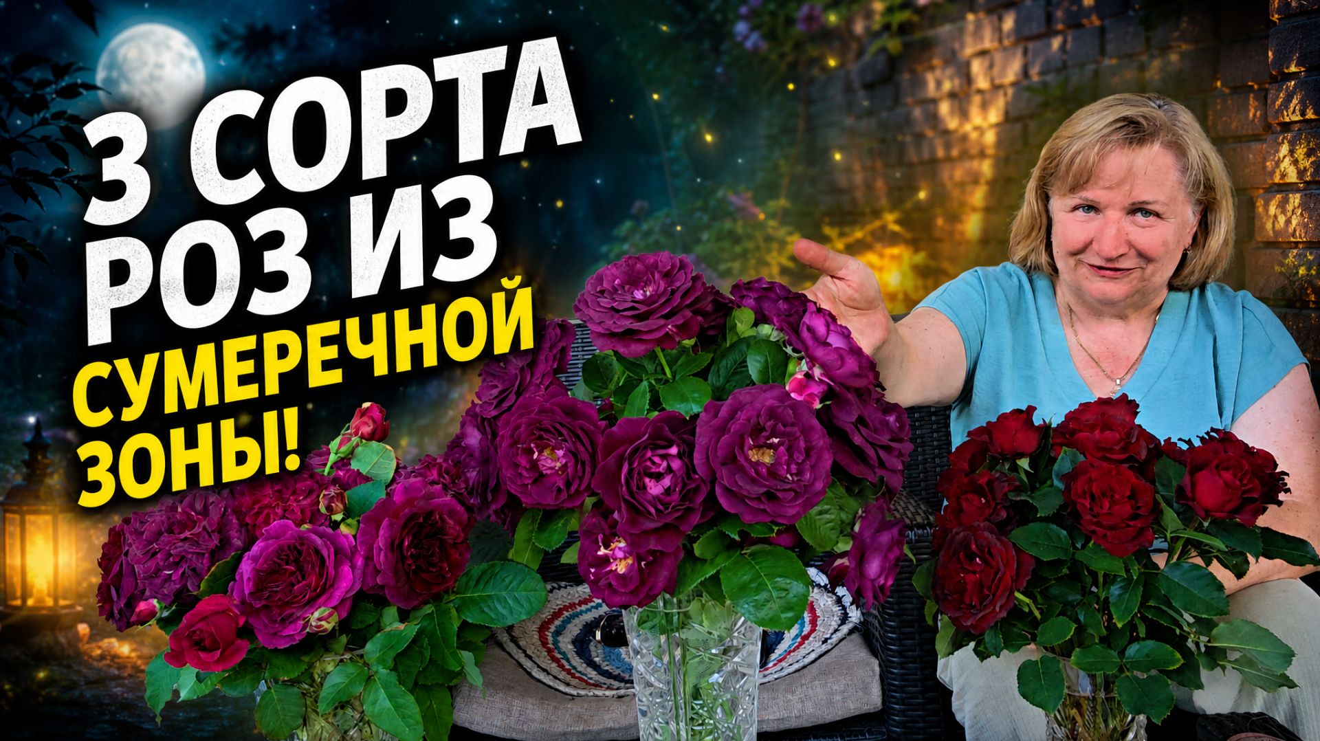 Самые тёмные розы в мире! ТРИ СОРТА РОЗ УСЛОВНО ЧЁРНОГО ЦВЕТА. 🌹 смотреть онлайн