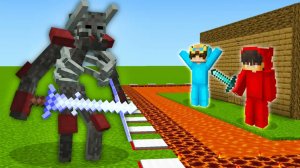 Скелет-мутант-иссушитель против самого безопасного дома в Minecraft