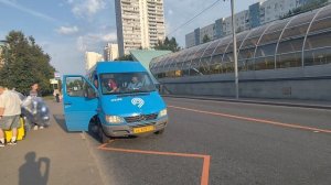 маршрутка Mercedes Benz Спринтер борт 192153 маршрут 1358