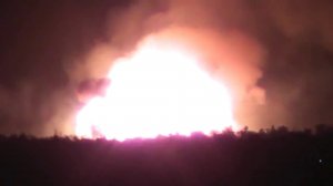 В Калиновке горят склады боеприпасов. Эвакуированы около 30 тыс. человек