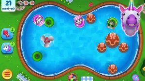 ГОВОРЯЩИЙ ТОМ АКВАПАРК ОХОТА ЗА ЯЙЦАМИ мультик игра видео для детей Talking Tom Pool Eg