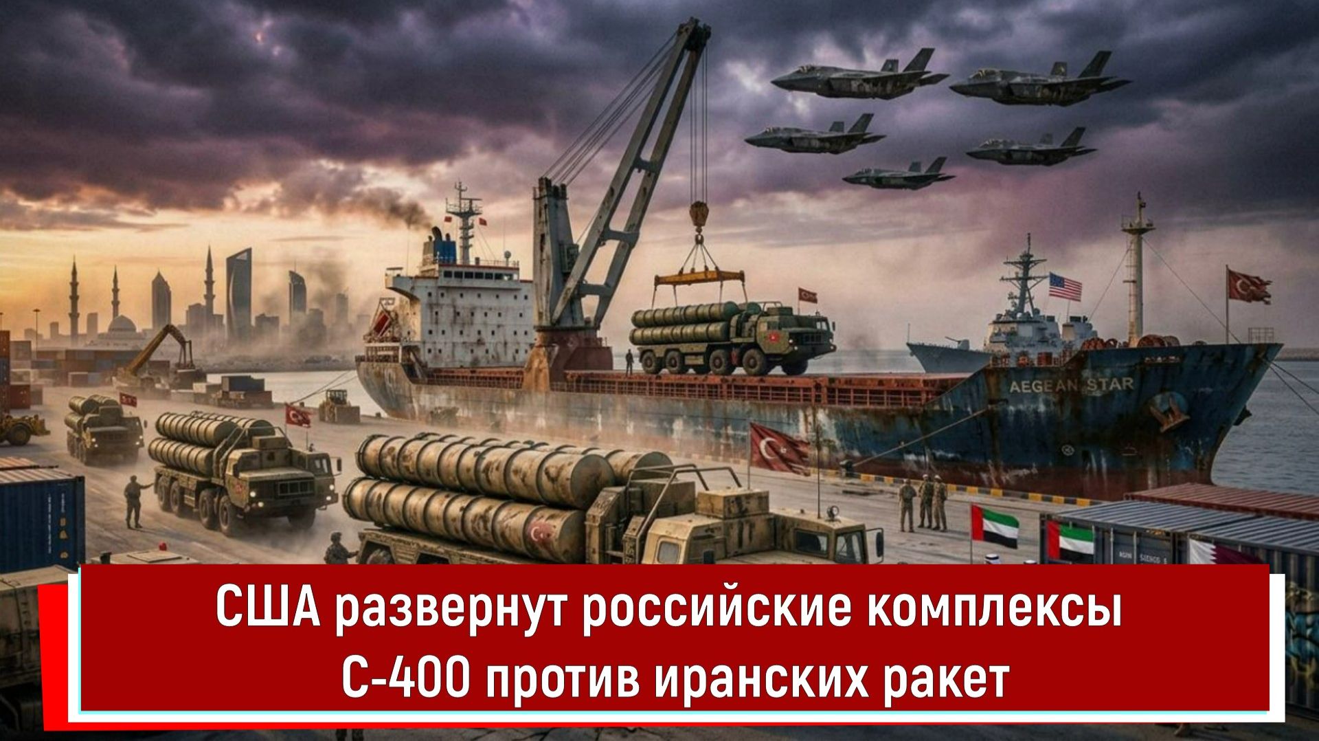 США развернут российские комплексы С-400 против иранских ракет смотреть онлайн