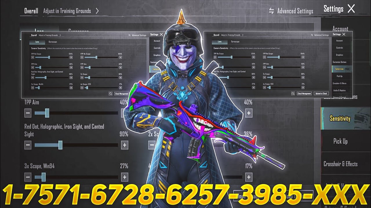 New Update 4.4⚡Best Sensitivity code + Control Settings Pubg Mobile/Bgmi Sensitivity 2026 смотреть онлайн