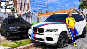 ОПЕРСКАЯ ЕЗДА В GTA 5 - ВОССТАНОВИЛ РЖАВЫЙ BMW X5M E70 ПОСЛЕ ДТП! ШАШКИ НА ДВУХ БМВ Х5! 🌊ВОТЕР